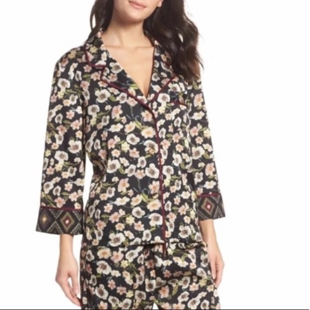 Bed to Brunch Floral Pajama Top